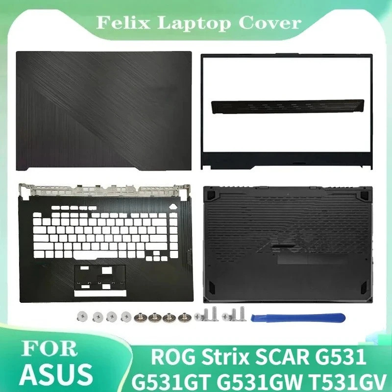 MỚI Cho ASUS ROG Strix SCAR G531 G531GT G531GW T531GV LCD Ốp điện thoại Trước Viền Lòng Bàn Tay Đáy 