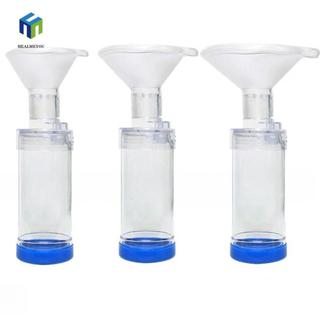 Healmeyou Airsol Inhaler Spacer Buồng, Miếng đệm hen suyễn di động đa năng, Miếng đệm hen suyễn bền với mặt nạ Cốc hít nước Người lớn Trẻ em Bé