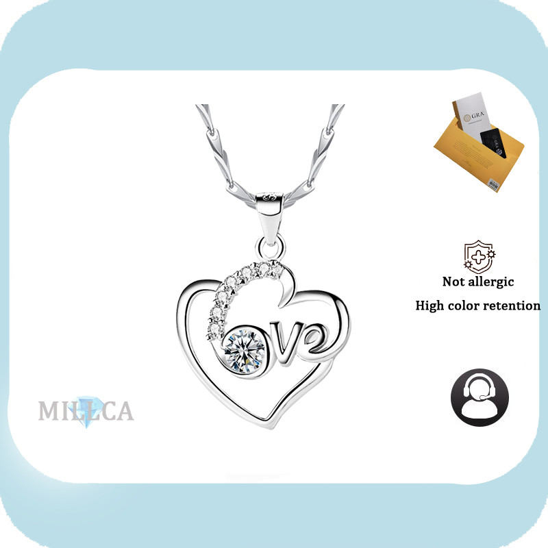 Mặt Dây Chuyền Kim Cương Hình Trái Tim "Destiny's Love" - Chứng Chỉ GRA