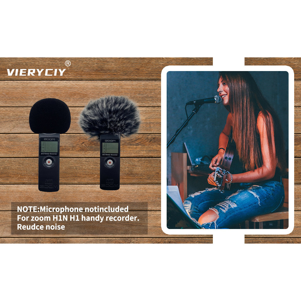 Thích hợp cho Kính chắn gió xốp ZOOM H1N và Bộ kết hợp kính chắn gió lông thỏ ZOOM H1N