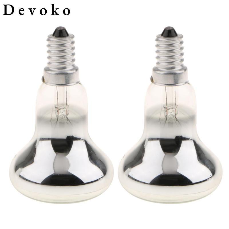 Devoko 2 Chiếc Phản Quang Điểm Dây Tóc 40W R50 Bóng Đèn E14 Vít SES 2 Chiếc 40W