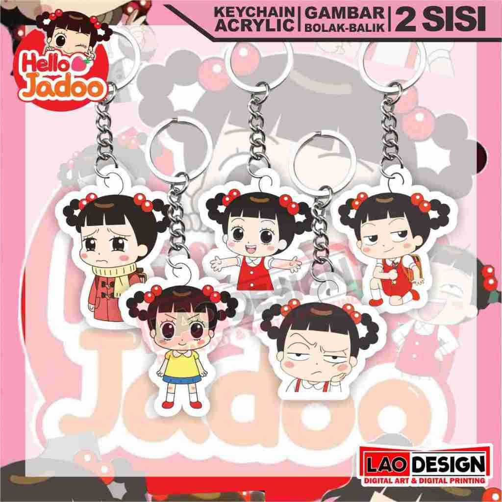Gantungan Kunci HELLO JADOO - Gantungan Kunci Anime HELLO JADOO - Gantungan Kunci Lucu - Gantungan K