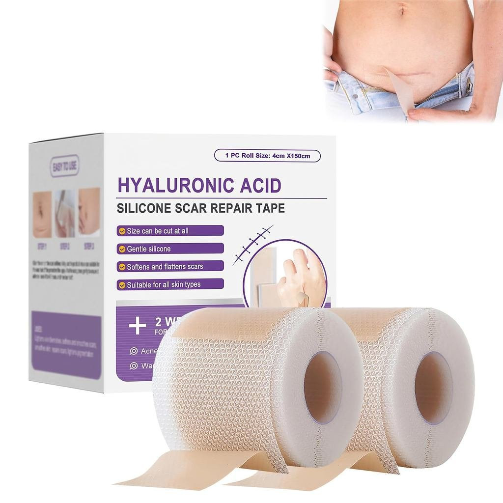 2 Chiếc Hyaluronic Acid Silicone Scar Tape, Silicone Scar Tape, Silicone Scar Tape & Wrinkle Tape, S