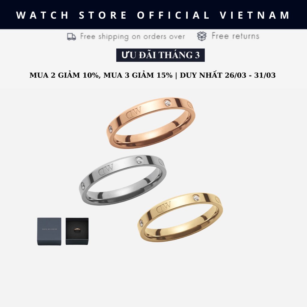 [Fullbox Túi] Nhẫn Lumine Ring  Chính Hãng - Danielwatchsg. . Authentic_ Danielwatchvn