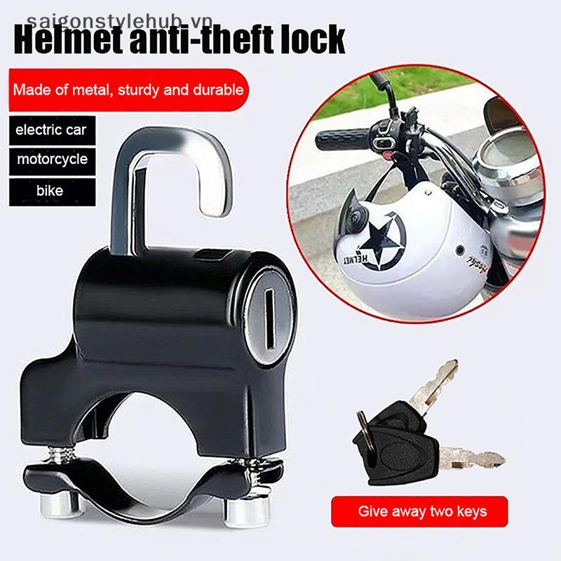 [TOP] Mũ bảo hiểm xe đạp điện đa năng Lo chống trộm Kim loại Lo Cố định Móc Lo Mũ bảo hiểm Lo (VN)