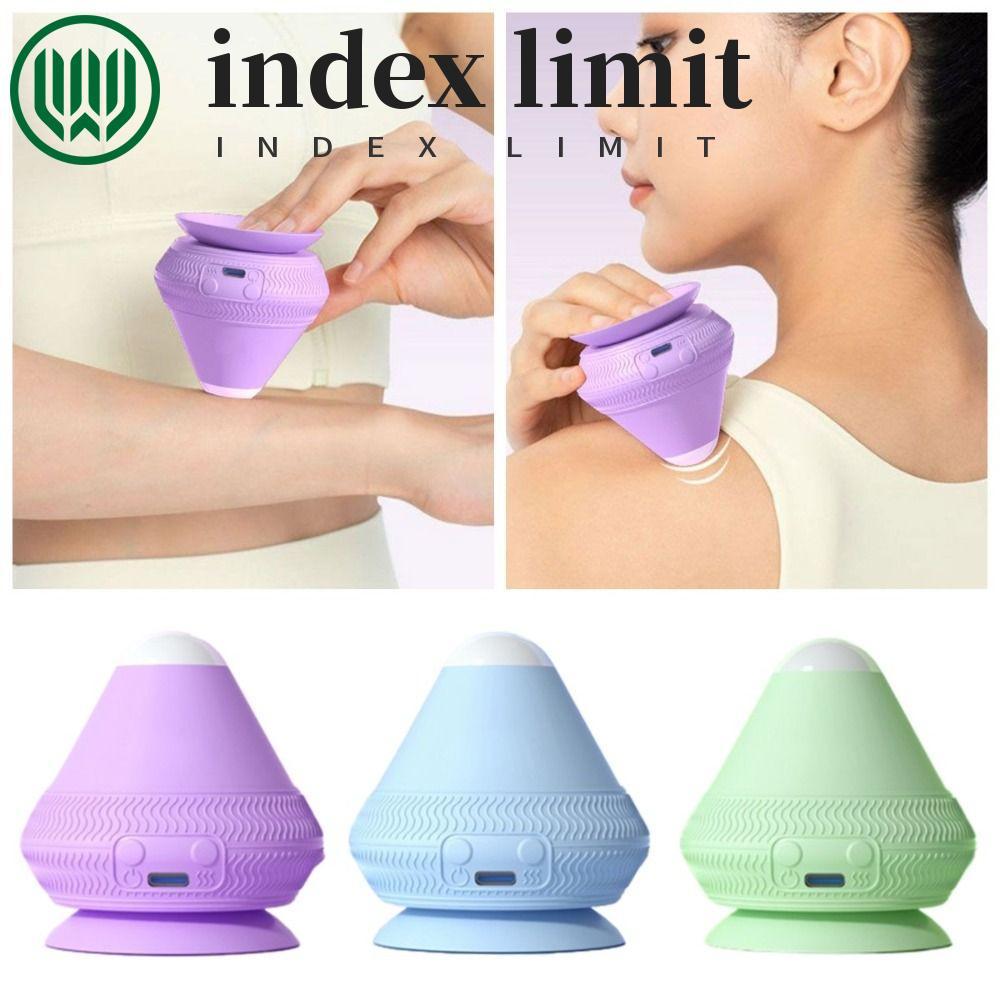 INDEX LIMIT Loại hấp phụ Massage Bóng, Điện 2 Có Thể Điều Chỉnh Nhiệt Độ Silicon Massage Nón, Di Độn