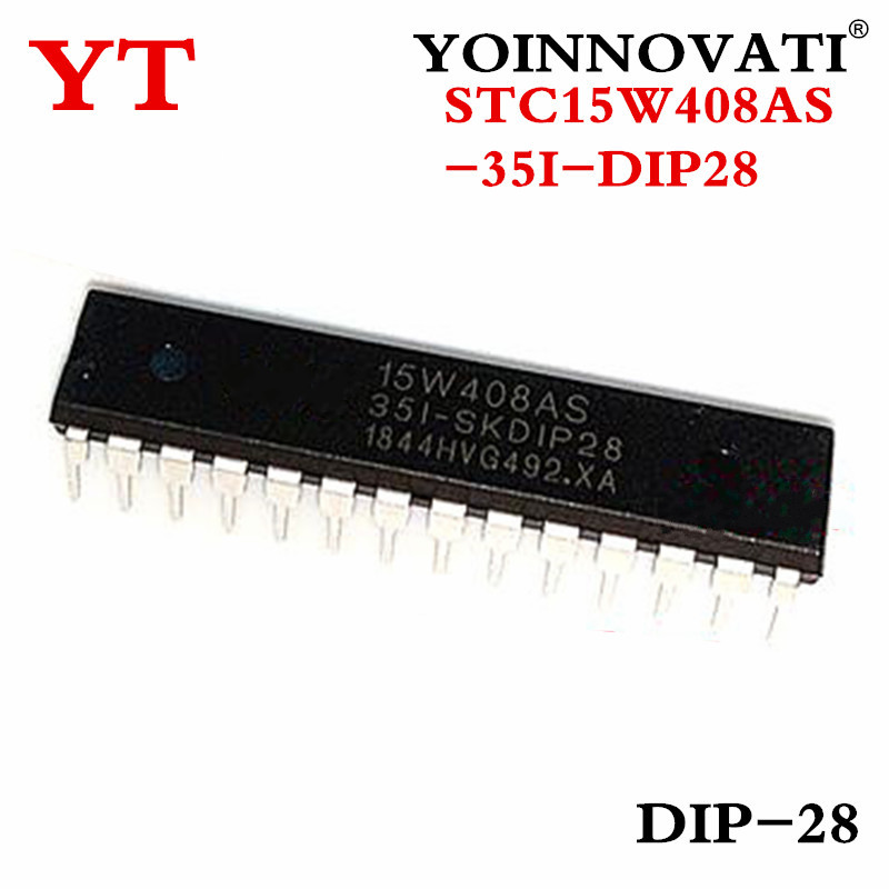 2 STC15W408AS-35I-DIP28 STC15W408AS-35I 15W408AS DIP28 Mạch Tích Hợp