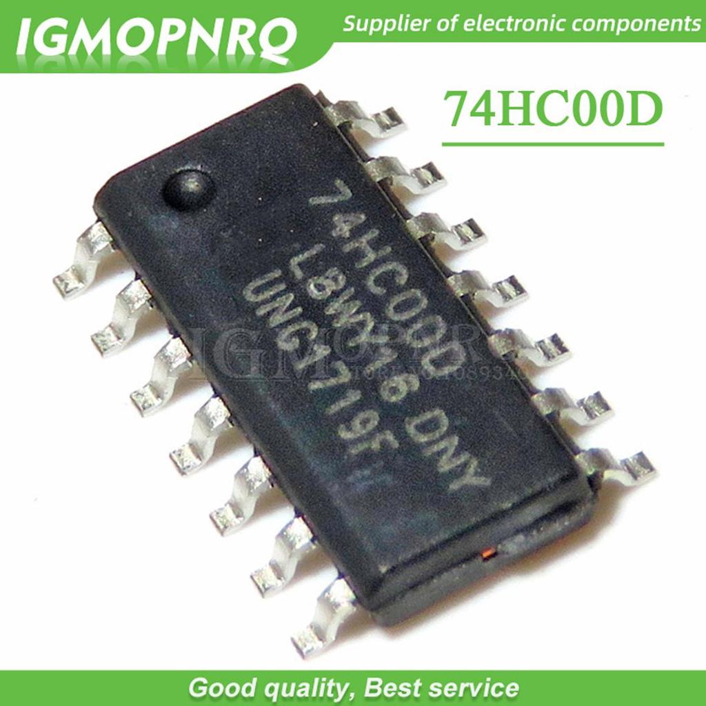 20 Chiếc 74HC00D 74HC00 SN74HC00D SOP-14 Logic Cổng QUAD 2-IN NAND GATE Mới nguyên bản
