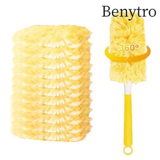 BENYTRO 1 / 10 Chiếc Duster Refills, Bụi Hút Bụi Hút Bụi Tĩnh Điện Đa Bề Mặt, Bền Nặng 360° Hiện vật vệ sinh gia dụng lông vũ dài