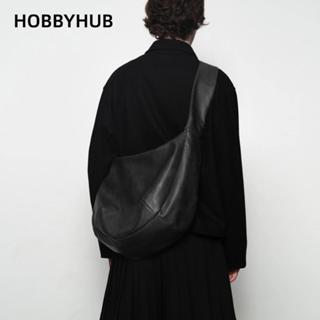 Túi đeo chéo nam HOBBYHUB​​, ​​Kích thước lớn​​ Túi đeo vai bằng da PU, chất lượng cao​​ Túi Tote thông thường xếp ly phong cách cổ điển​​ Sử dụng hàng ngày​​