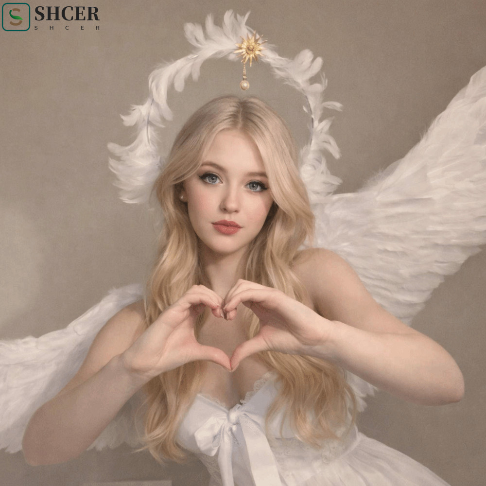 ASHCER Feather Halo Crown Headband, Dress Up Props Hai Lớp Virgin Mary Halo Queen Tiara, Gothic Vint