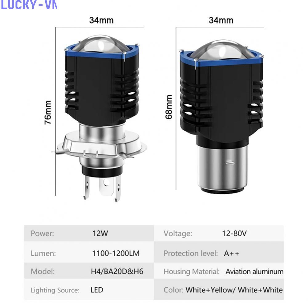 H6 BA20D Advanced Optical Design High Lumen Output 1440LM Off-road Applications