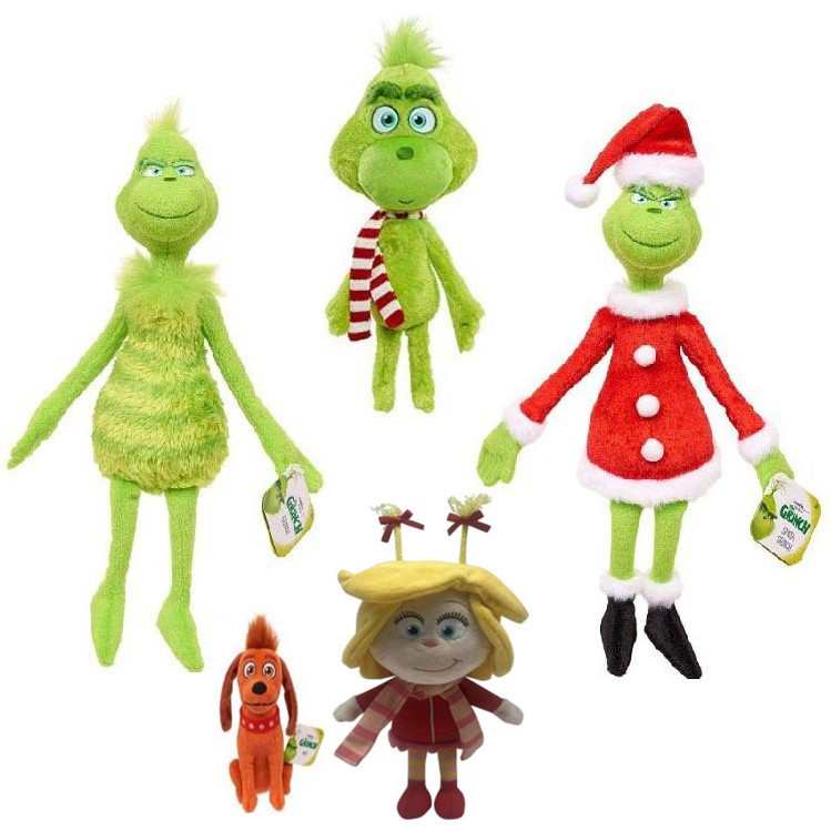 Truyền Nhiệt Giáng Sinh Grinch Grinch Đồ Chơi Sang Trọng Quái Vật Xanh Greench Trẻ Em Hoạt Hình Búp 