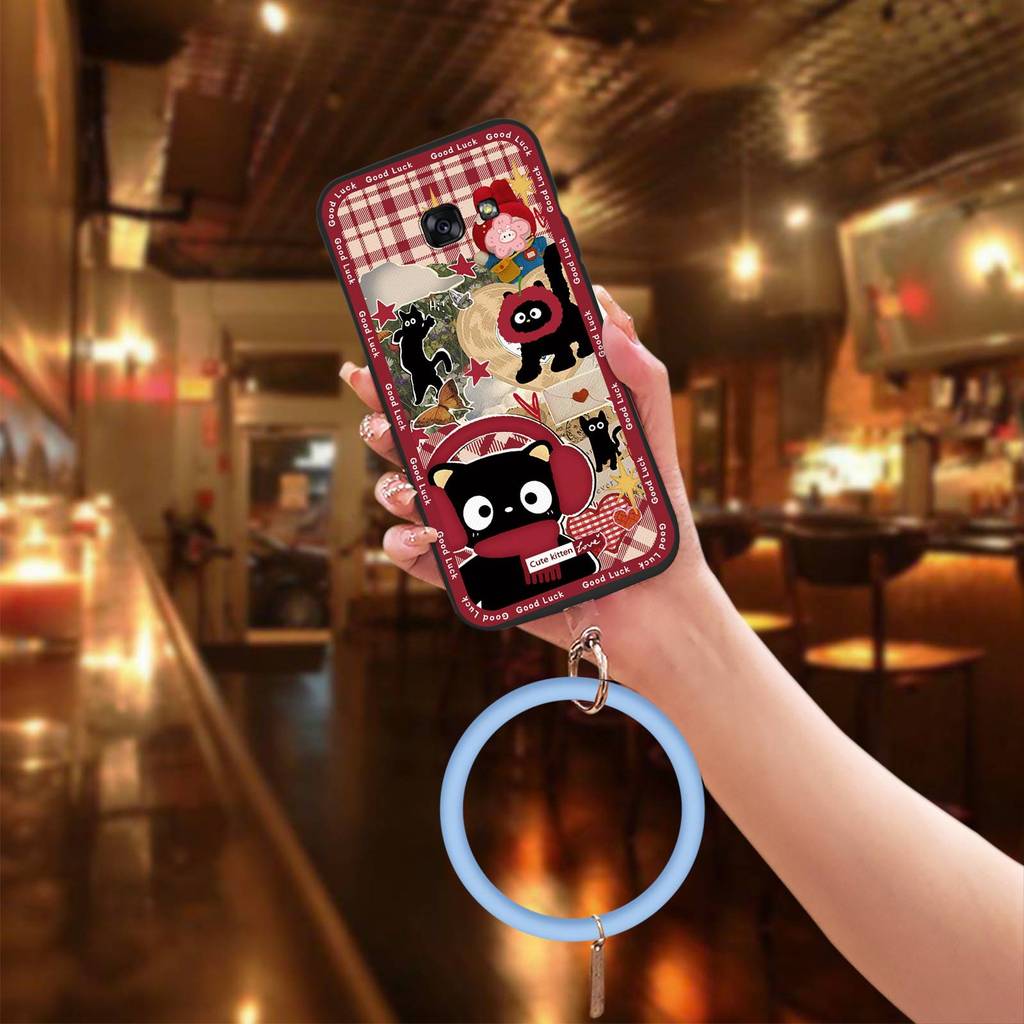 Ốp Mềm Cá Tính Ốp lưng Samsung Galaxy A7 2017 / A720 Hoạt Hình Sáng Tạo Thanh Niên Ốp Lưng Dễ Thương