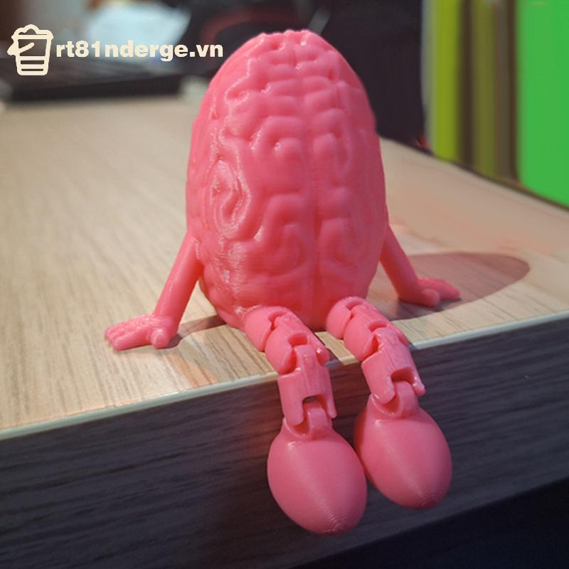 Ge Brain Bro Ngộ nghĩnh Trang Trí Bàn Làm Việc Điêu Khắc Não Với Khớp Di Động Quirky Brainpanion Quà