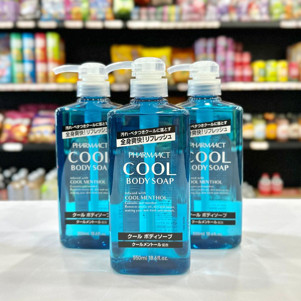 Sữa Tắm Dành Cho Nam Cool Body Soap Pharmaact Nhật Bản 550ml - Jron Beauty
