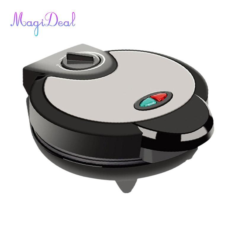 MagiDeal Waffle Maker Chống dính Di động Dễ dàng làm sạch Bánh quế sắt cho nhà hàng gia đình