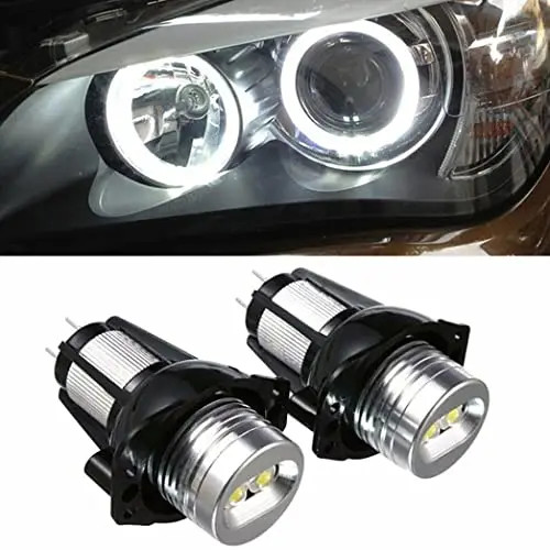Đèn pha LED Angel Eyes Halo Ring Marker Bóng đèn cho BMW 3 series Pre-LCI E90 E91 325i 328i 330i 335
