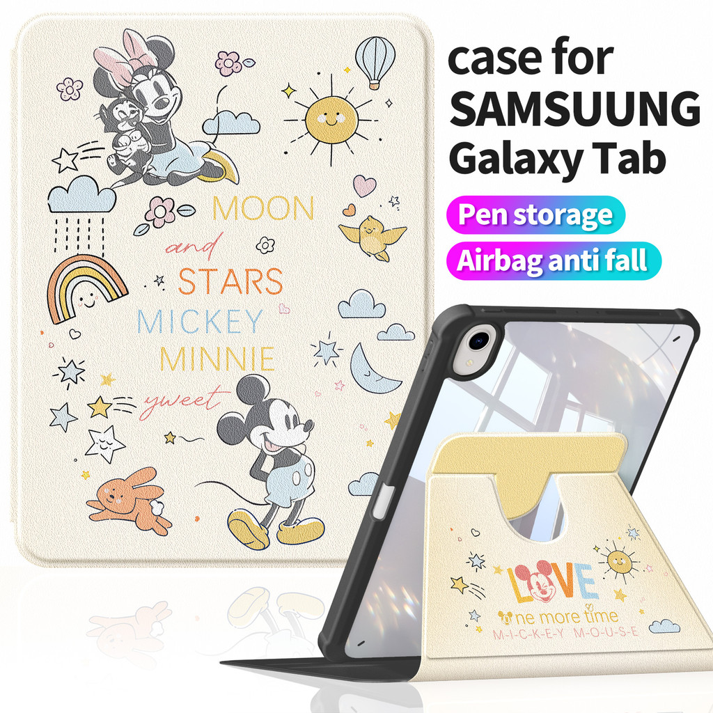 Ốp lưng Samsung Tab A9 + 11 | Cảm giác da in thẩm mỹ Hàn Quốc | Chống bụi bẩn & chống sốc | Ốp lưng 