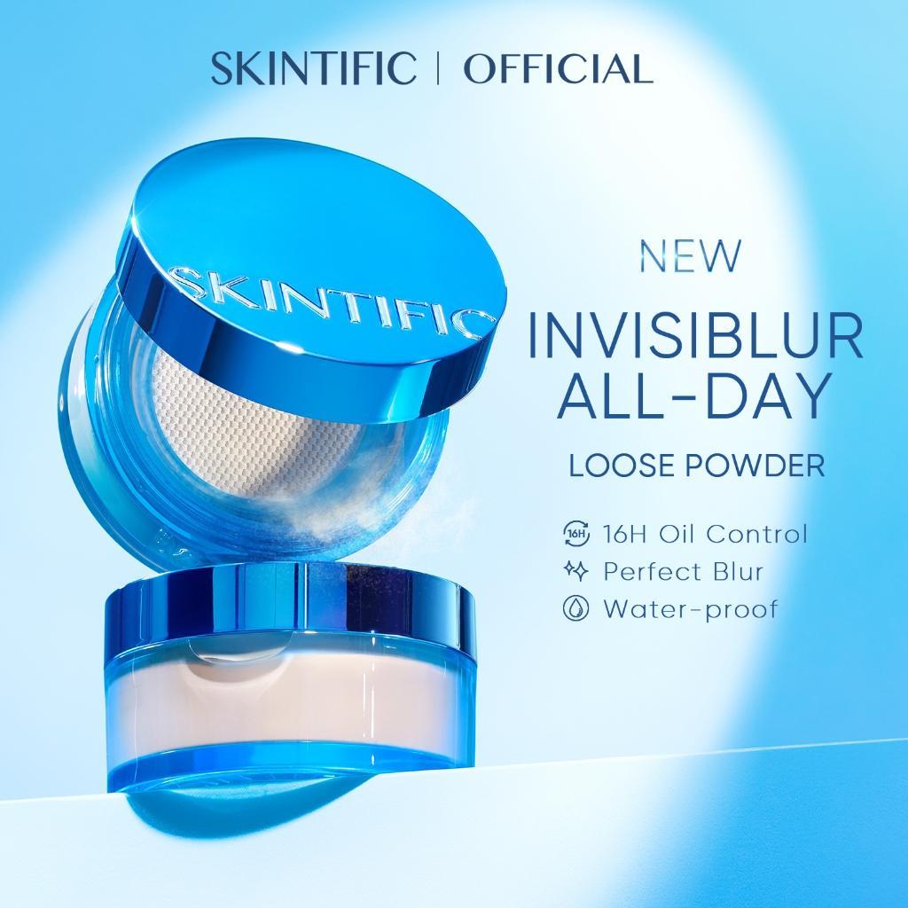 [SKINTIFIC CHÍNH THỨC] SKINTIFIC Invisiblur All Day Loose Setting Powder 10g Công thức kiểm soát dầu