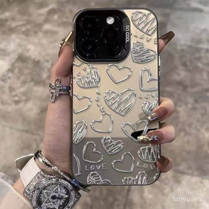 Full Screen of Hearts New Model iPhone17iphone Phone case16/15promax Advanced14/13Anti-Fall 6CWN