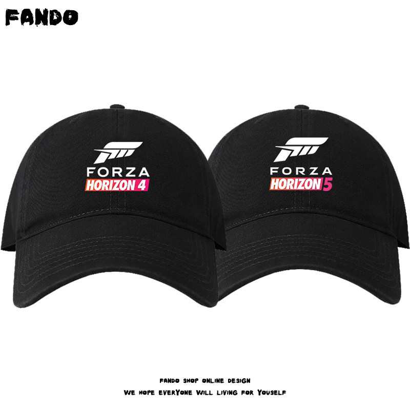 Mũ in chu vi Forza Horizon 45 bé trai và bé gái đua STEAM trò chơi mũ chống nắng bóng chày thông thư