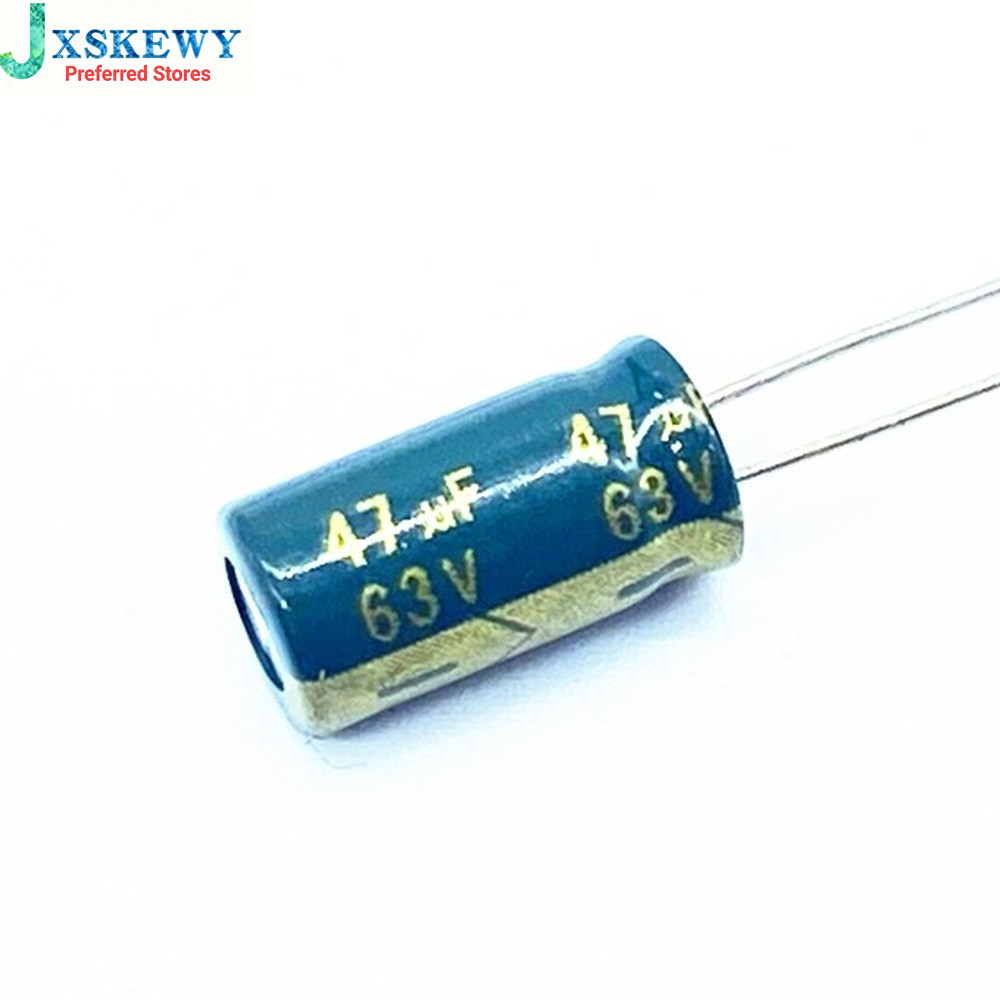 20 Cái / lốc 63V 47UF Nhôm Điện Phân Tụ Kích Thước 6 * 12 47UF 20%