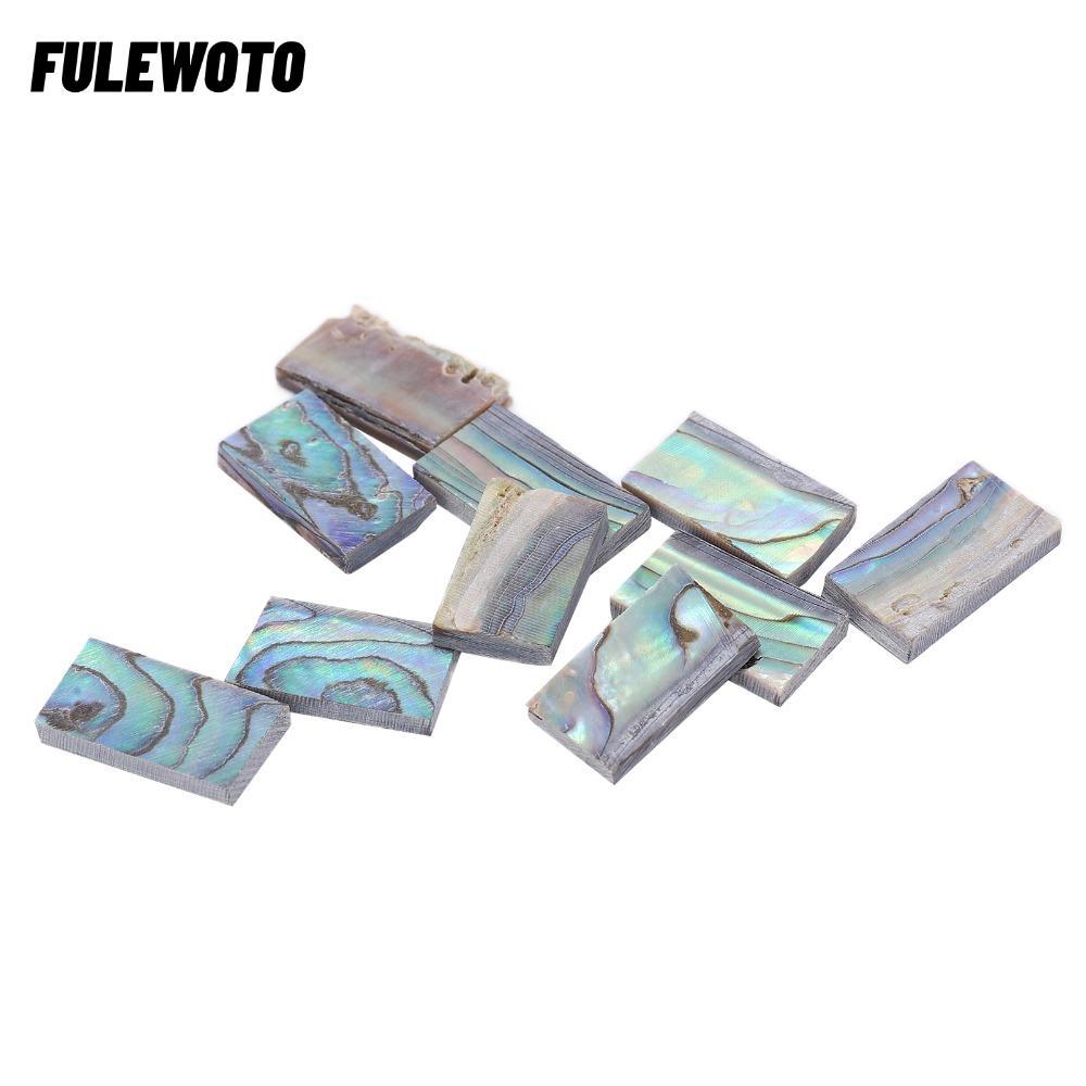 FILEWOTO ​10 Cái Vỏ bào ngư Inlay​, ​Đầy màu sắc ​Mẫu tờ ​Chất liệu đàn Guitar Inlay​, ​Vỏ đàn Guita