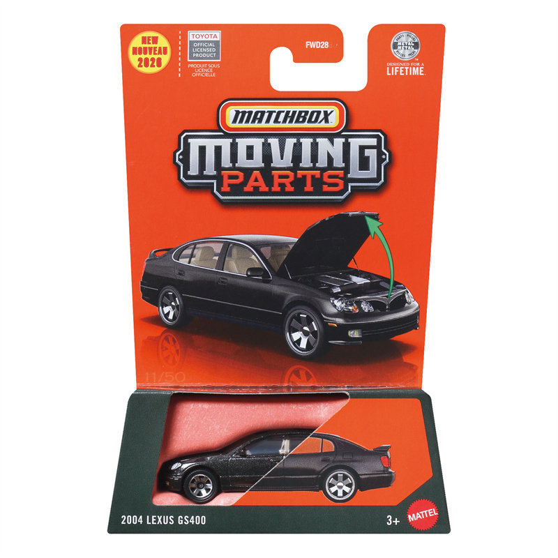 P Matchbox FWD28 Mở Cửa Xe LEXUS LEXUS GS400 Xe Ô Tô Sang Trọng Matchbox Hợp Kim Xe Mô Hình Quà Tặng