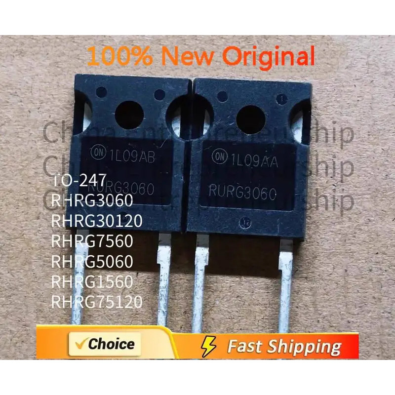 5 Chiếc RHRG75120 RHRG30120 RHRG7560 RHRG5060 RHRG3060 RHRG1560 TO-247 Hiệu Ứng Trường Transistor