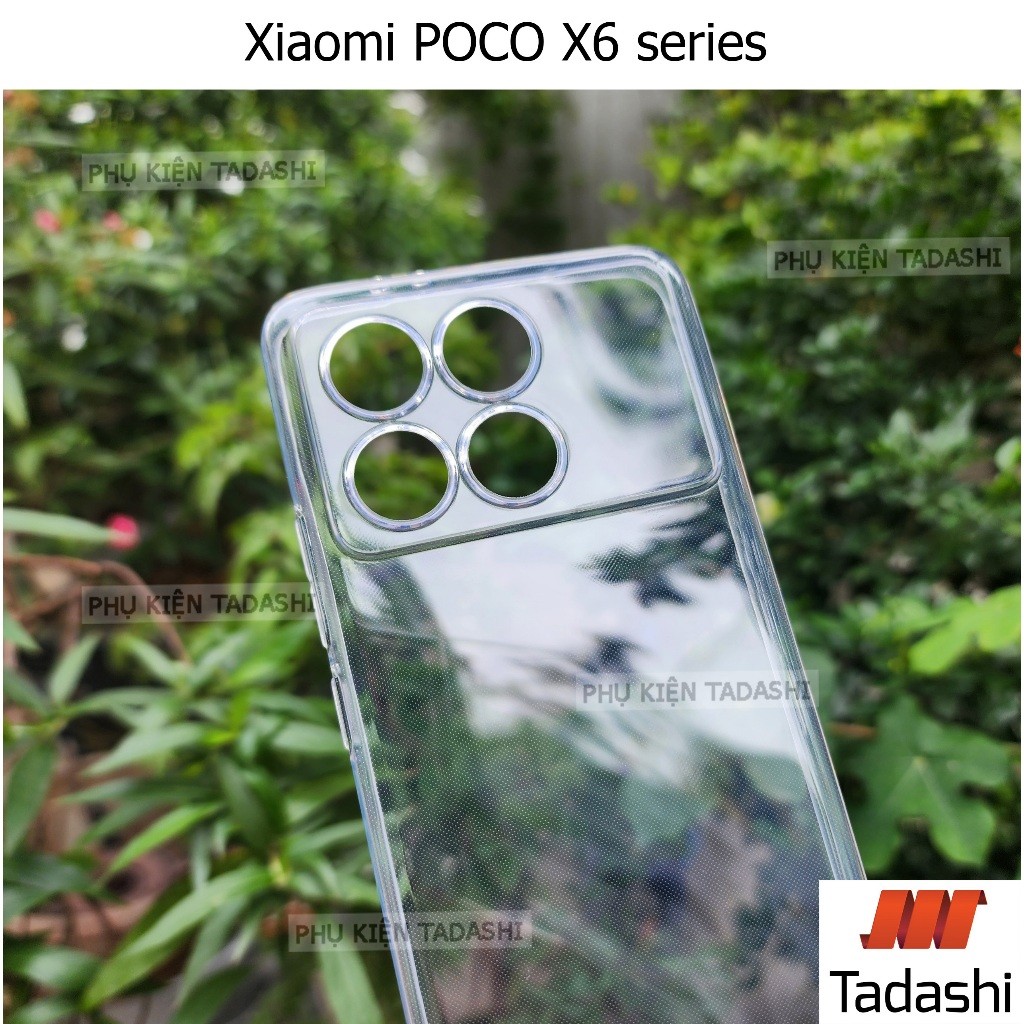 Ốp Lưng Dẻo Gor POCO X6 Pro 5G/ Poco X6 5G, POCO X5 5G/ X5 Pro 5G Trong Suốt Có Gờ Bảo Vệ Camera - H