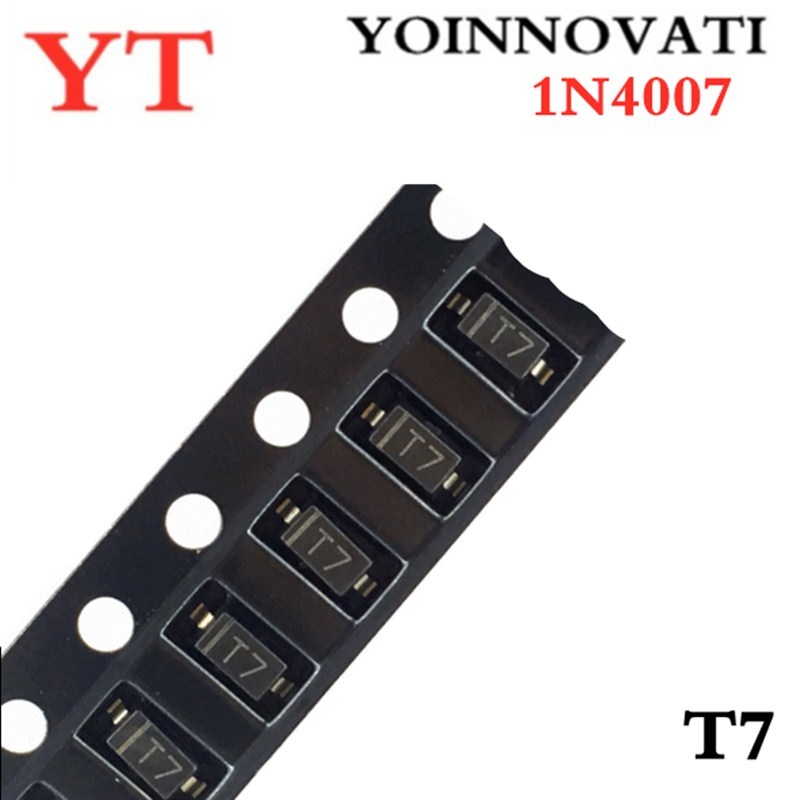 100 Cái / lốc 1N4007 T7 SOD-323 0805 IN4007 1N4007W Chất Lượng Tốt Nhất.