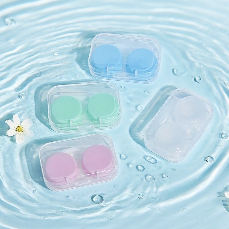 Hộp đựng Softlens / Một bộ Captain / Softlens Clip Softlens Place / contact Lens Place