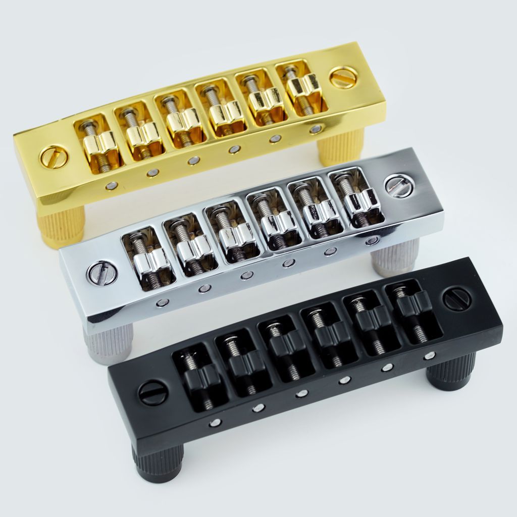 Cầu đàn Guitar 6 dây Guyker Harmonica Tune-o-matic GM013