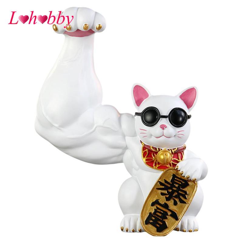 Powered Cat Hình vẫy tay Paw Up Cat Home Shop Trang trí phong thủy ô tô