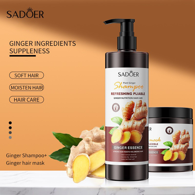 SADOER Ginger Hair Care Solution Smooth Care Hair Ginger Series PFHK
