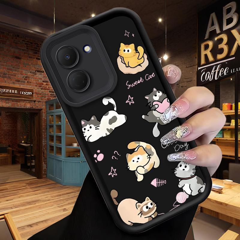 Vỏ Nhiều Mèo Dễ Thương Cho Tecno Spark GO 3 Spark GO 2 Spark Go 1 Ốp Điện Thoại Techno Spark GO3 GO2