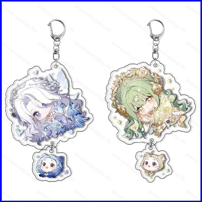 G2P Infinity Nikki Acrylic Móc Khóa Mặt Dây Chuyền Túi Phụ Kiện Anime Game Ngoại Vi P2G