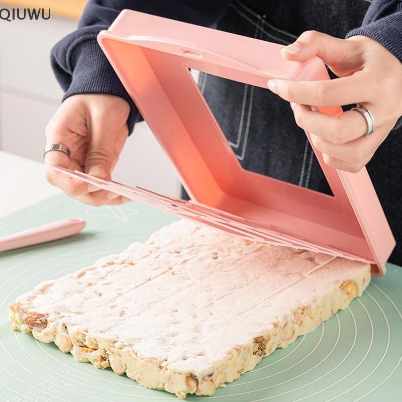 QIUWU Khuôn Nougat Chất Lượng Cao Bông Tuyết Bánh Ngọt Đáy Khuôn Làm Bánh Không sti Khuôn Làm Mát Th