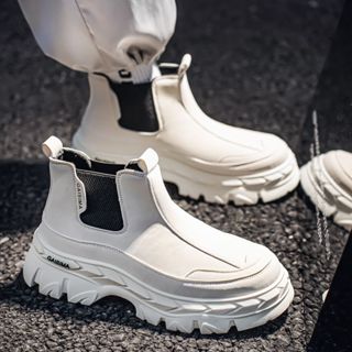 Giày Nam Cao Cấp NOCOPY Phiên Bản Hàn Quốc Mùa Đông Phù Hợp Với Thể Thao Thông Thường Giày Đế Dày Đế Dày Nền Tảng Tăng Chiều Cao Giày Martin