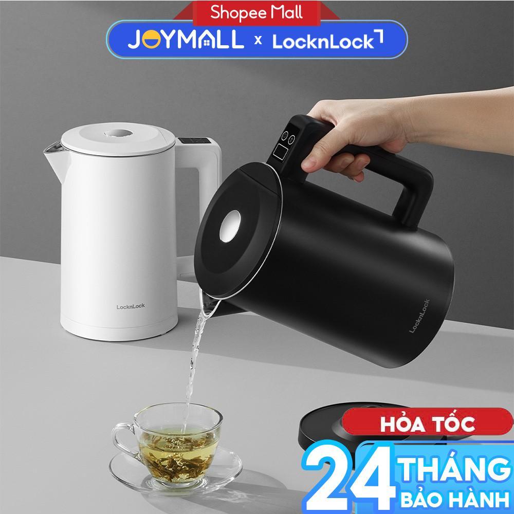 Ấm Đun Siêu Tốc LocknLock Digital Electric Kettle EJK226 1.7L 1850-2200W, Hàng Chính Hãng - JoyMall