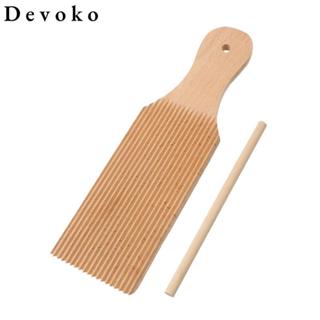 Devoko Gnocchi Pasta Board Mái chèo bằng gỗ Tay cầm tiện dụng Dụng cụ làm mì ống tự chế cho phụ kiện nhà bếp