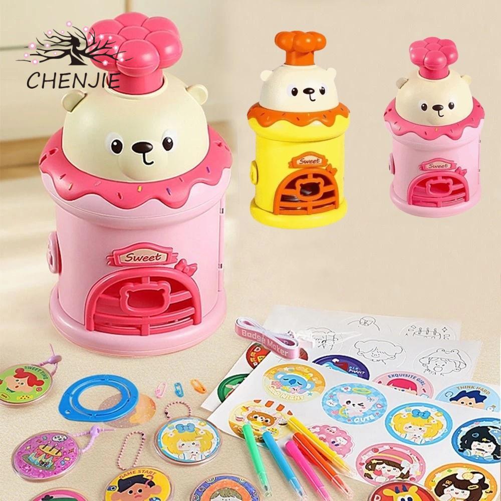 CHENJIE Máy làm huy hiệu CHENJIE, Máy ép thủ công Máy ép huy hiệu có thể tái sử dụng, Thủ công thủ c