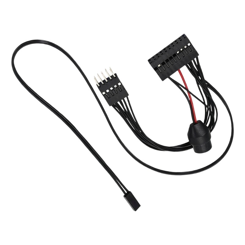 Dây chuyển đổi bảng điều khiển phía trước tích hợp WELL 20P sang 9PIN cho bo mạch chủ Cài đặt nhanh