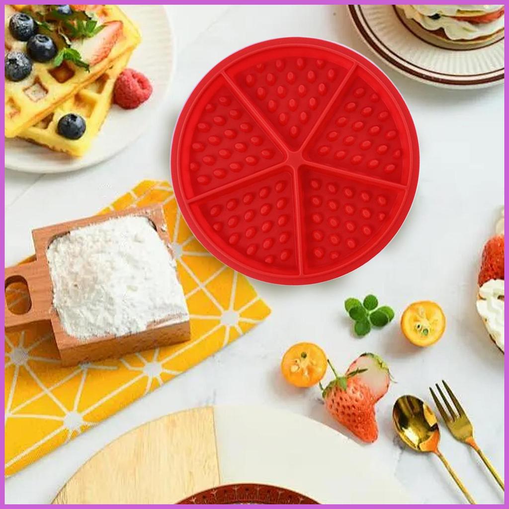 Khuôn Bánh Waffle Silicon Chống Dính Khay Nướng Khuôn Bánh Quy Máy Làm Sô Cô La Chống Dính Khay Nướn