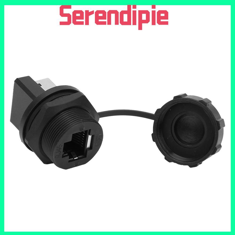 SEENDIPIE 2 Bộ chuyển đổi RJ45, Đầu nối RJ45 IP67 chống nước, RJ45-180 bền° Hệ thống camera quan sát