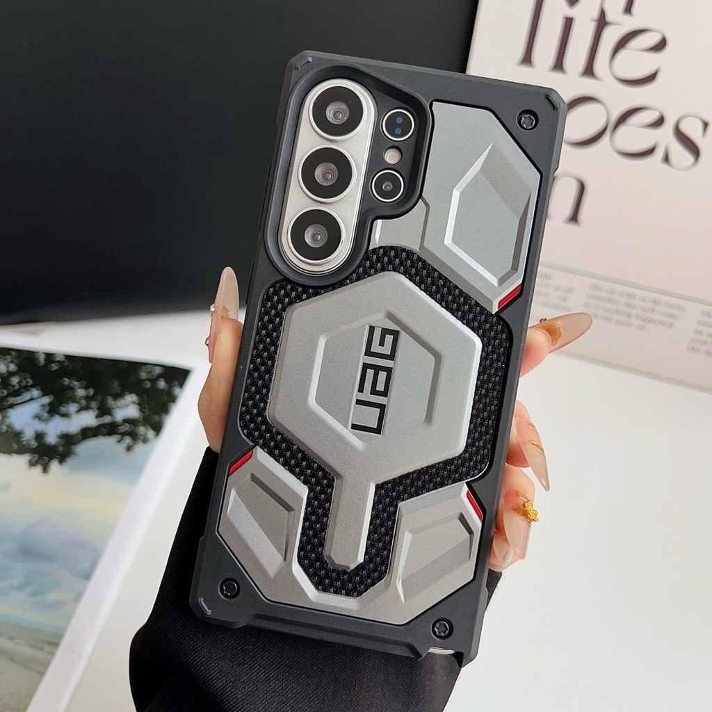 Dành Cho Samsung S26 Ultra S25 Ultra S24 Ultra S23 Ultra UAG The Monarch Pro Kevlar Magnet Case / Vỏ