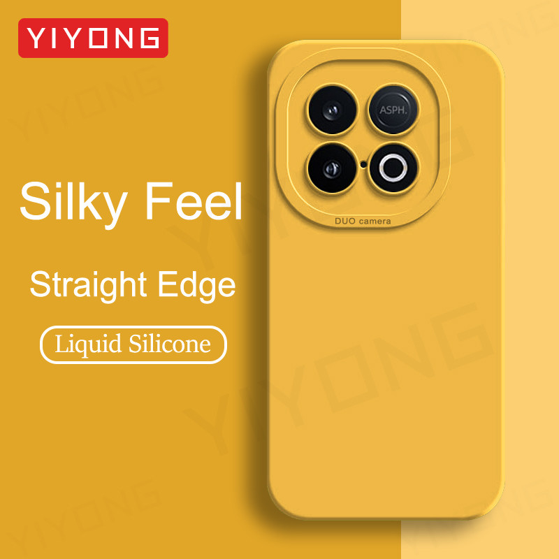 Dành Cho IQOO Z10 Turbo Ốp Lưng YIYONG Silky Feel Liquid Silicone Mềm Cho VIVO iQOO Neo 10 Neo10 Z10