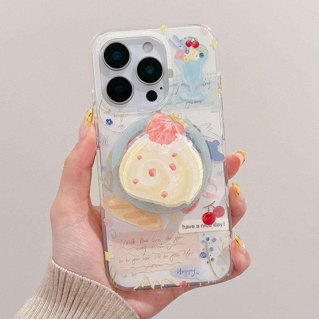 Ốp từ tính Thỏ cuộn Thụy Sĩ có giá đỡ Thích hợp cho Meizu 20 / 21 Nhỏ tươi meizu20 NOTE Vỏ điện thoạ