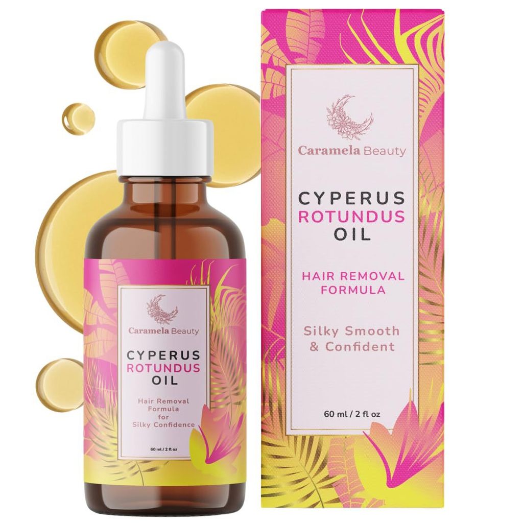 2Pcs Cyperus Rotundus Oil Hair Growth Inhibitor for Silky Smooth Skin
